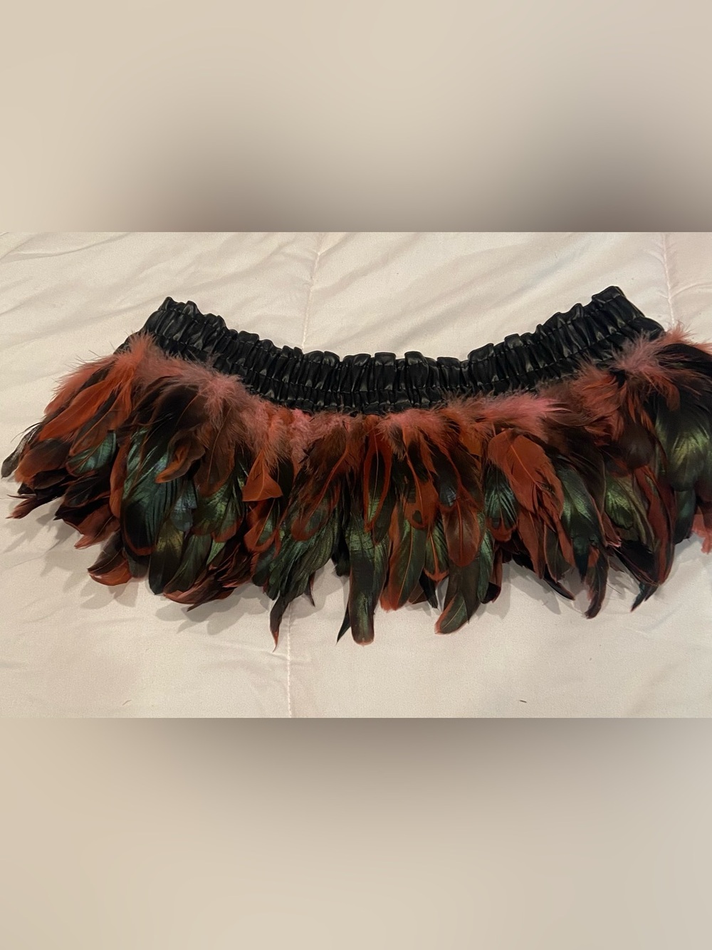 Be Wicked Feather Mini Skirt NWOT- S/M
